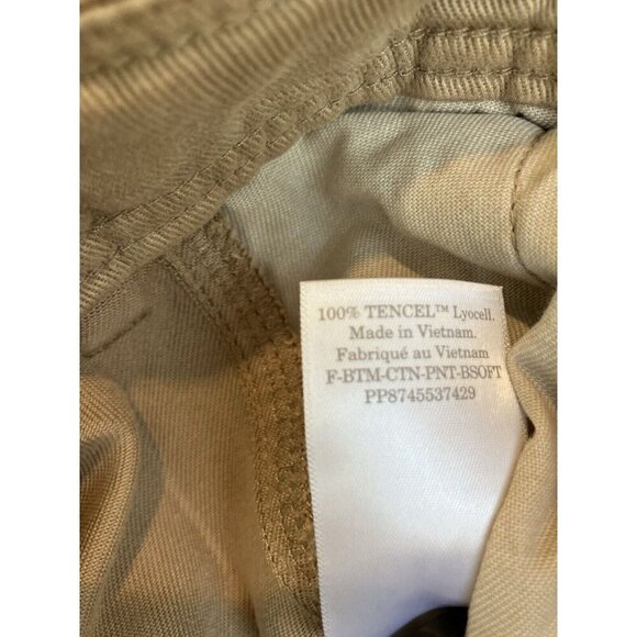 NWT Everlane Relaxed Fit Tencel Chinos Pants, Size 2, MSRP $118, Dark Khaki - Picture 13 of 13